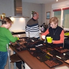 mise en boite des chocolats